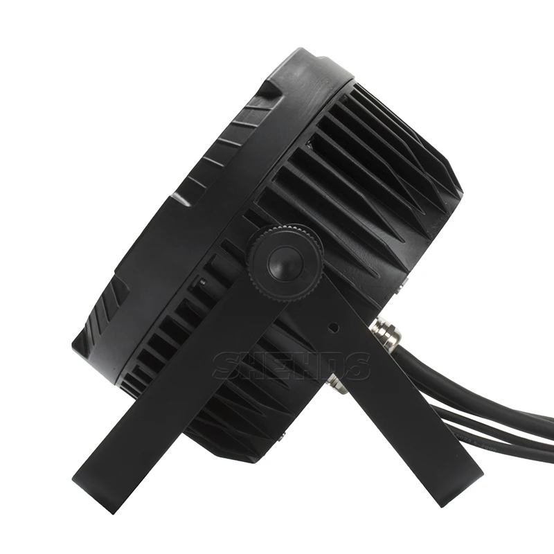 4 шт. водонепроницаемый светодиодный плоский Par 18x12 Вт RGBW DMX512 сценический эффект Освещение хорошо подходит для наружного бассейна DJ Дискотека вечерние танцпол