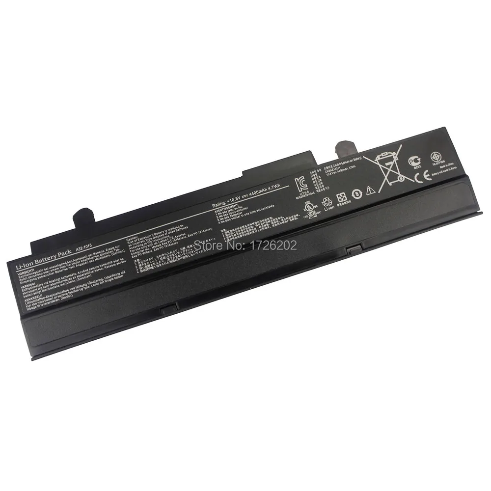 Внешняя Аккумуляторная батарея для Asus Eee PC 1011HA 1015PE R051BX 1015PED 1015PEM 1015PN 1015PW 1016 1016P 1215B