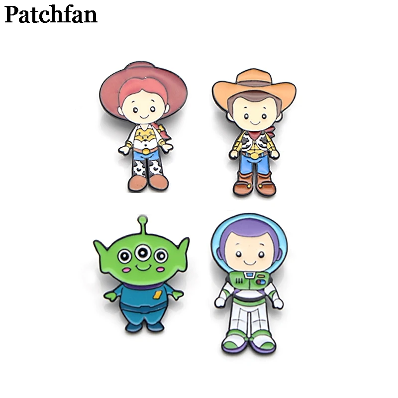 Милые цинковые заколки с героями мультфильмов для мужчин и женщин, Очаровательная рубашка, пальто, одежда, рюкзак, аксессуары, медаль-значок, броши A2142
