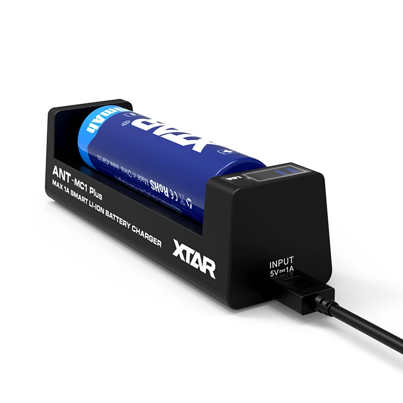 XTAR MC1 плюс светодиодный Micro USB Батарея Зарядное устройство для 21700 20700 10440 14500 14650 16340 18650 17335 22650 26650 3,6/3,7 V литий-ионный аккумулятор