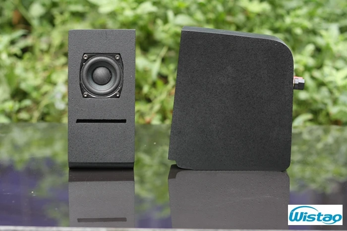 IWISTAO HIFI 2 дюймовый Полнодиапазонный динамик деревянный шкаф 2X10W 84dB неодимовый
