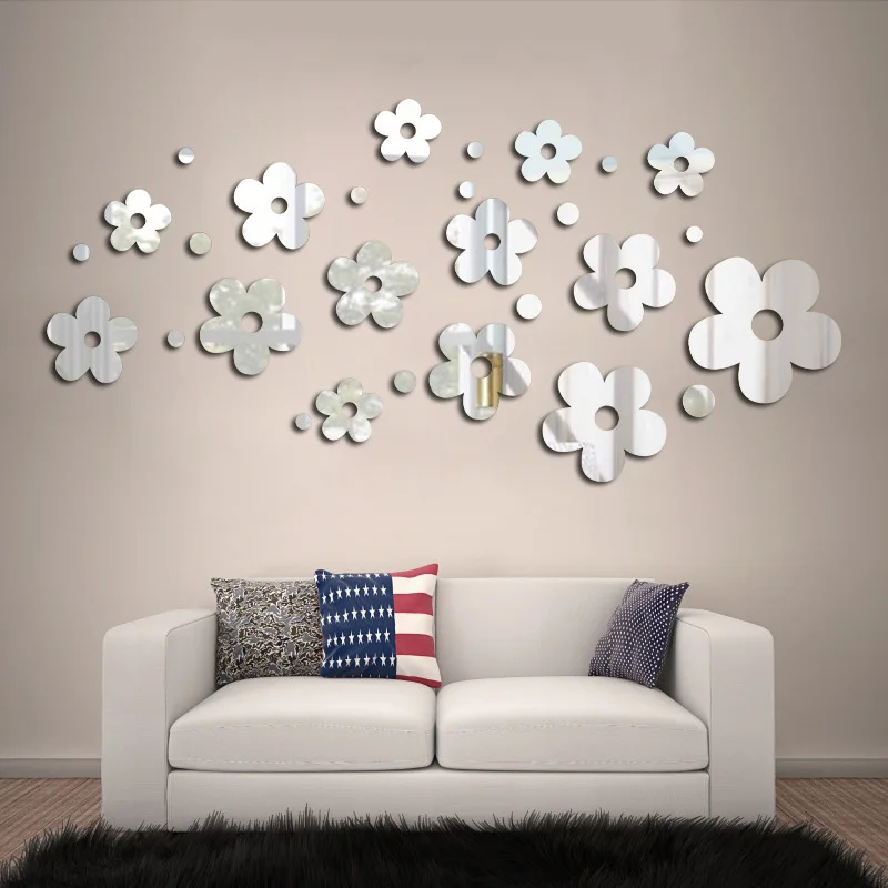 27 шт. акриловые декоративные зеркальные наклейки на стену|mirror wall|decorative wall mirrorsmirror