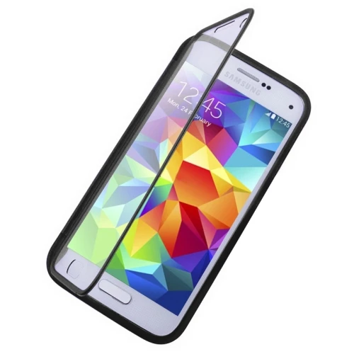 Флип Матовый ТПУ Защитный Чехол для Samsung Galaxy S5 mini G800 Ужин Света Тонкий Кожа