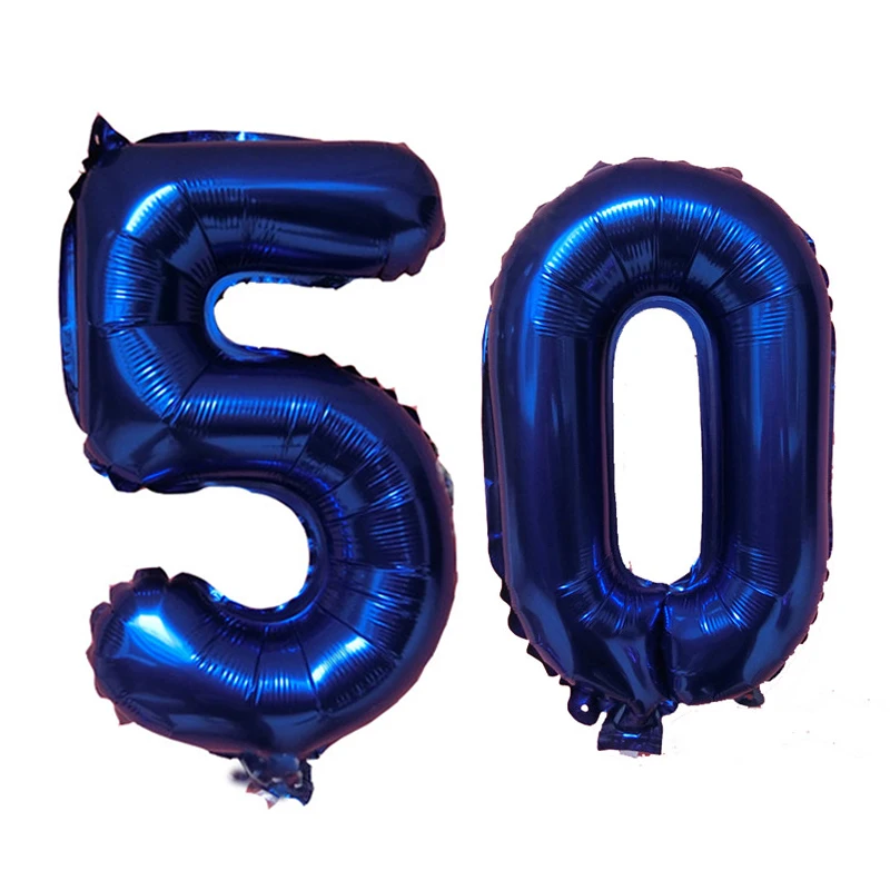16nch Happy Birthday Balloon 30 40 50 60 Anniversary Aluminium Foil Balloons Wedding Decor Supplies | Дом и сад
