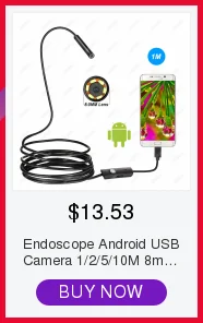 7 мм Объектив USB эндоскоп Камера 1/2/5/10 м гибкая змея USB Труба инспекции Android телефон ПК USB бороскоп Камера