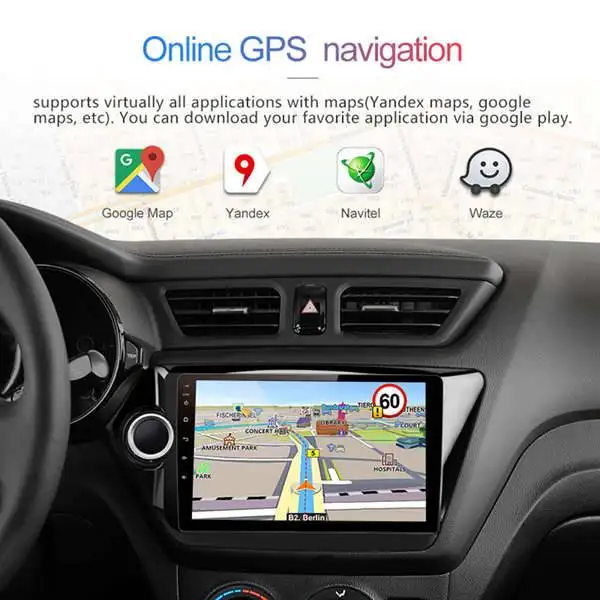 9 дюймов 2G+ 3 2G 4G Android авто радио Мультимедиа Видео плеер навигация Gps для Kia Rio 3 4 2011- Rio Sedan Din No Dvd