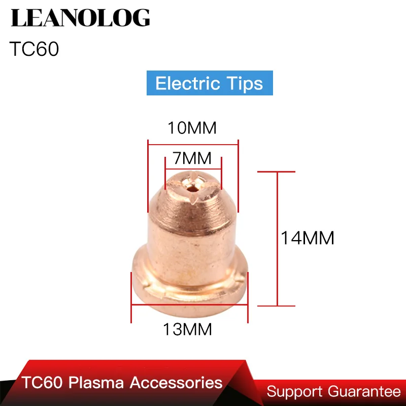 

40 pcs Inverter DC Plasma Cutter Accessories/Consumables 60A TC60 Cutting Gun/Torch Electrodes Tips Gas Ring and Shiled Cups