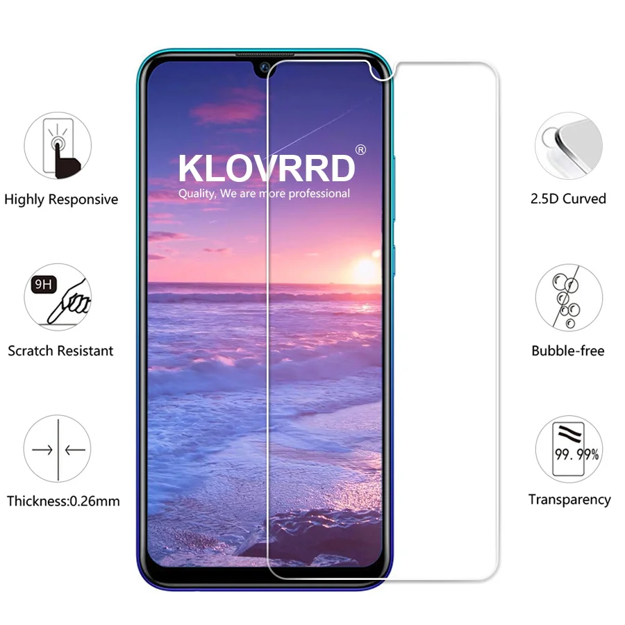 KLOVRRD Tempered Glass For Huawei P Smart 2019 Screen Protector Protective Film Anti-Explosion | Мобильные телефоны и