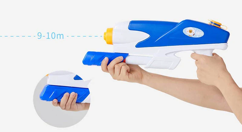 XIAOMI MIJIA BEVA Детская безопасность водяной пистолет пляжный бассейн игрушка праздник должен иметь Спринклерный пистолет игрушка портативный подарок на день рождения