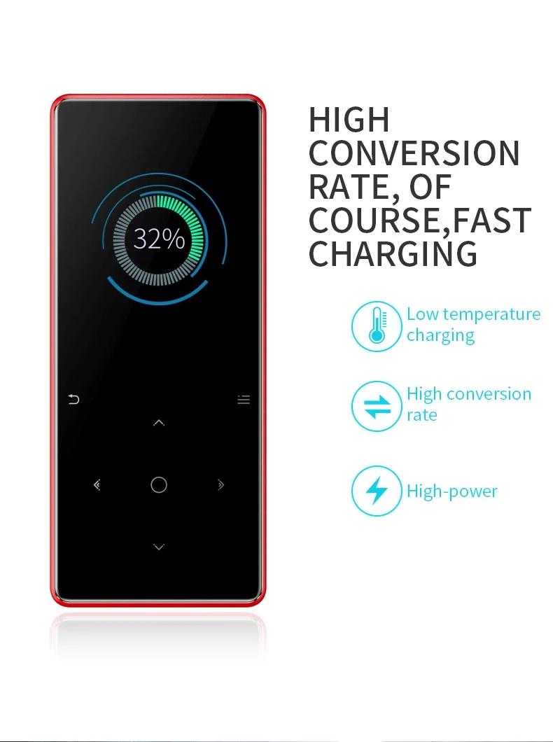 IQQ Bluetooth MP 4 игрока 2,4 дюймов Экран Hifi 8 г Touch 450 мАч FM Регистраторы Портативный видео плеер с динамик языков наушники