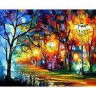 Алмазная 5D Вышивка с изображением цветного леса, картина с мотивом пейзажа, полноразмерная мозаика, вышивка крестиком