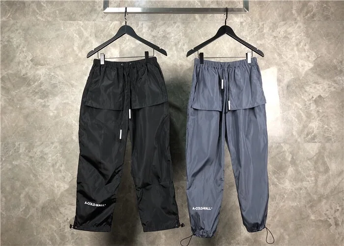 2019FW ACW A COLD WALL женские и мужские повседневные брюки с логотипом джоггеры хип хоп