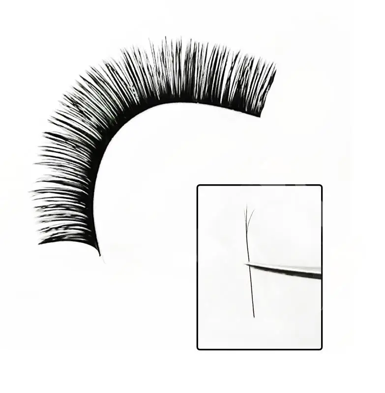 Three Slips End Faux mink lashes high quality synthetic eyelash extension individual natural | Красота и здоровье