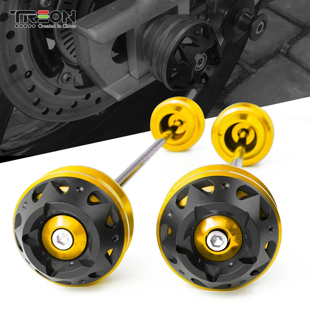 Для YAMAHA MT07 2015 2016 MT09 2013 2014 1 пара мотоциклетных передних и задних колес Защитная