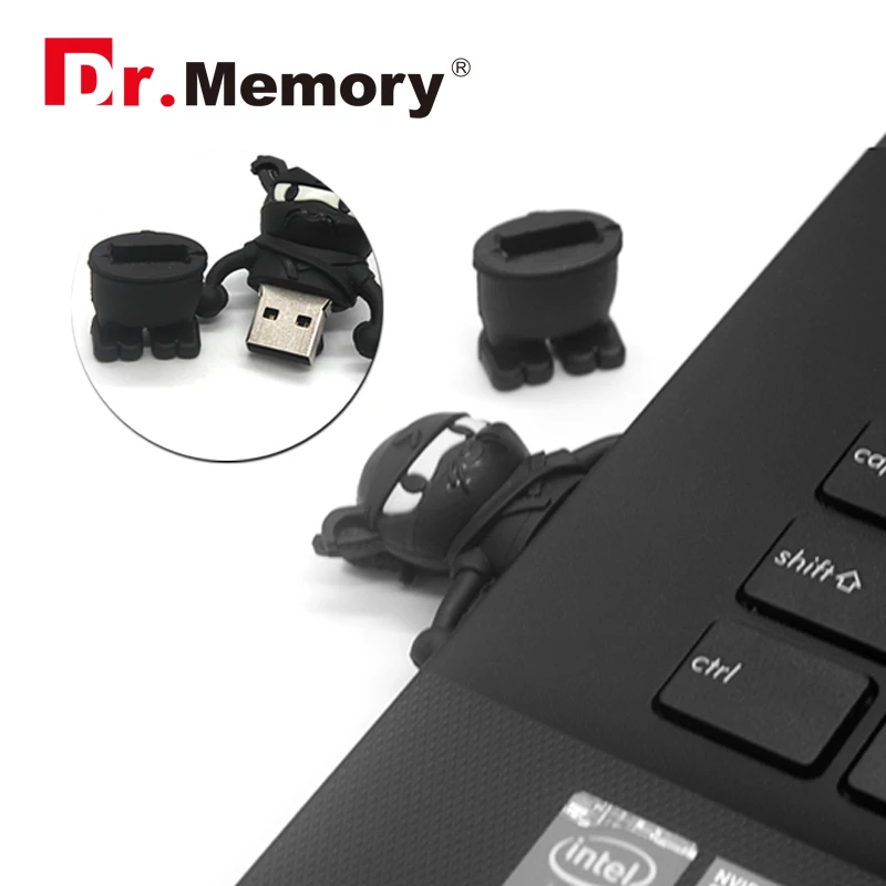 Забавные ниндзя флеш диск USB 2 0 64GB мультяшный накопитель 32 Гб аниме 4 ГБ 8