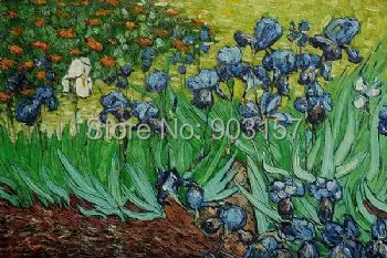

Irises III-Vincent Van Gogh oil painting-Floral canvas wall art