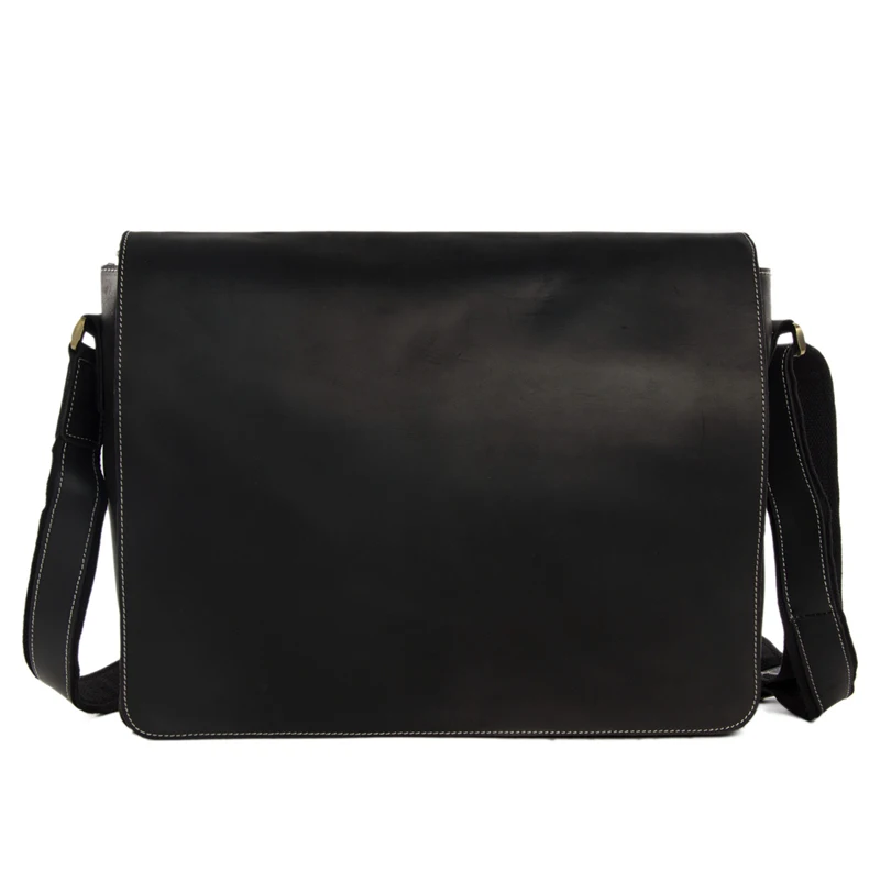 Для мужчин натуральный воск масло кожа Винтаж Сумка для ноутбука сумки Tote