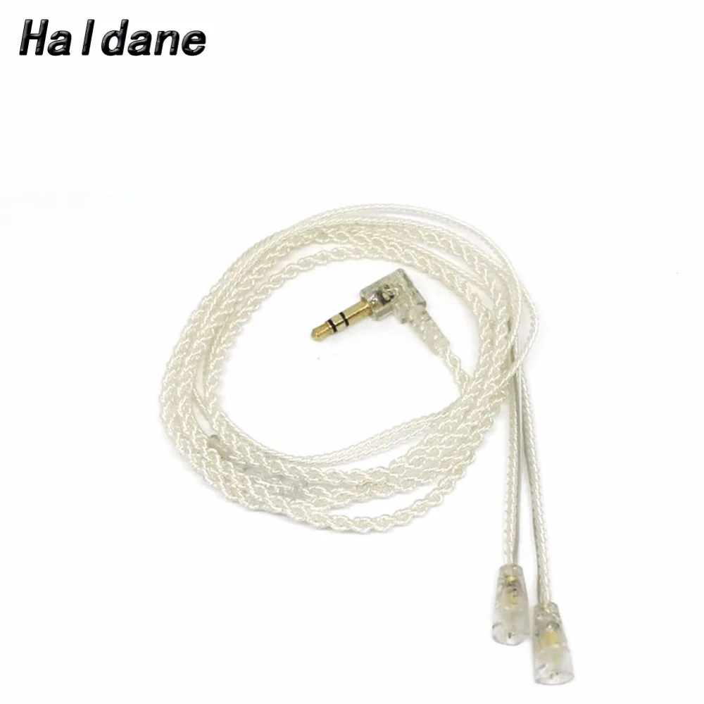 

Free Shipping Haldane DIY Upgrade Replacement Cable For IE8 IE80 IE800 ie8i Silver Plated Earphone Cable