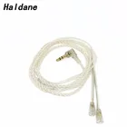 Бесплатная доставка, haldan, DIY обновленный Сменный кабель для IE8 IE80 IE800 ie8i, посеребренный кабель для наушников