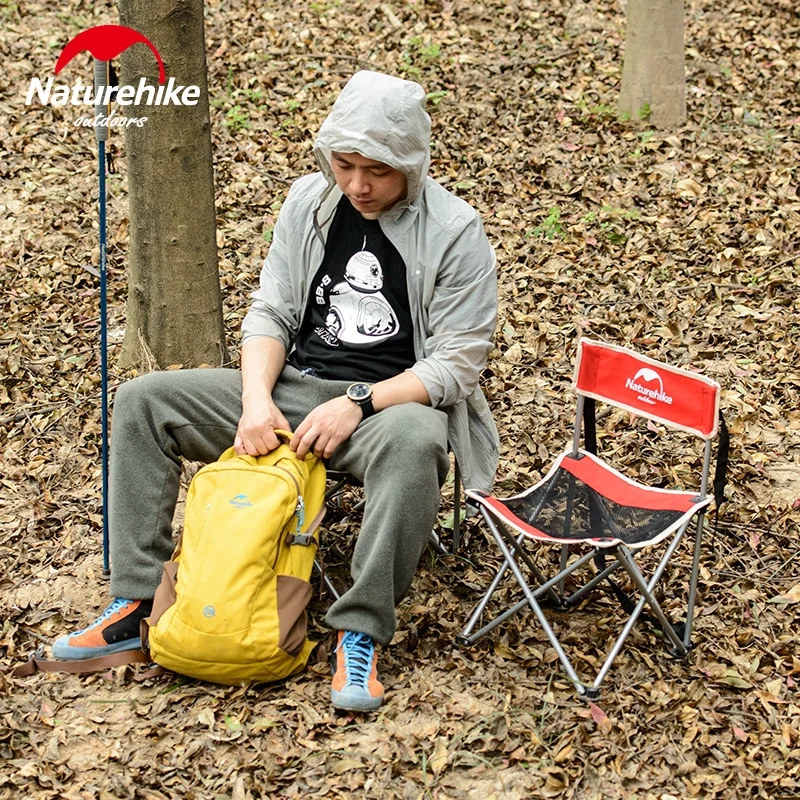 Naturehike портативное складное кресло для рыбалки 2 цвета стальные складные походные
