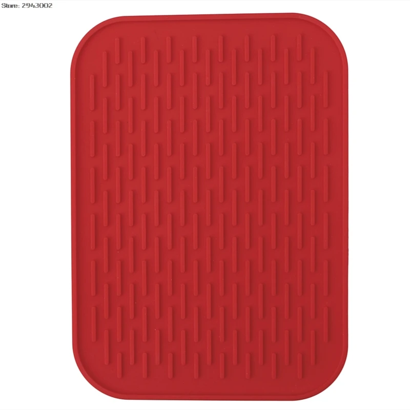 Silicone Holder Mat Kitchen Heat Non-slip Resistant Trivet Pot Tray Straightener | Дом и сад