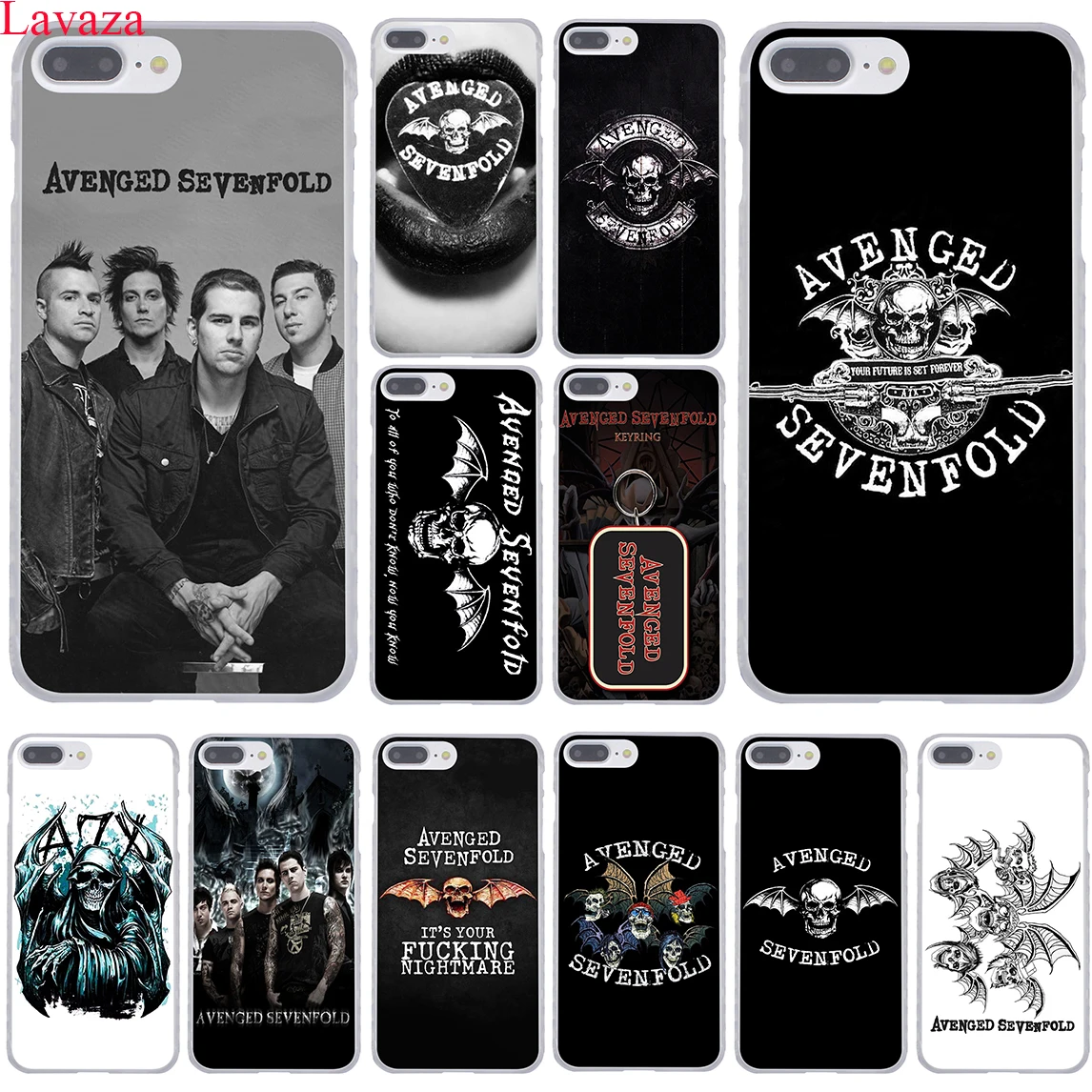 Твердый чехол для телефона Lavaza Avenged Sevenfold A7X Shadows iPhone XR XS X 11 Pro Max 10 7 8 6S 5 5S SE 4S 4|phone