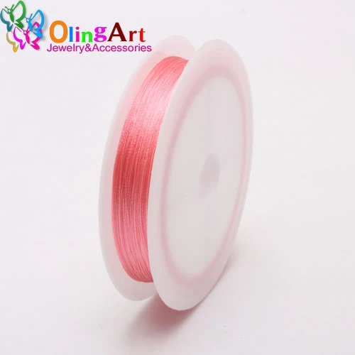 Watermelon red 026 OlingArt 0,3/0,5/0,7/1,0 мм микс разноцветных вариантов нейлоновой нитью производственная линия/Оборудование для провода/веревка колье, серьги, браслет и ожерелье ювелирных изделий - Цвет: Watermelon red 026