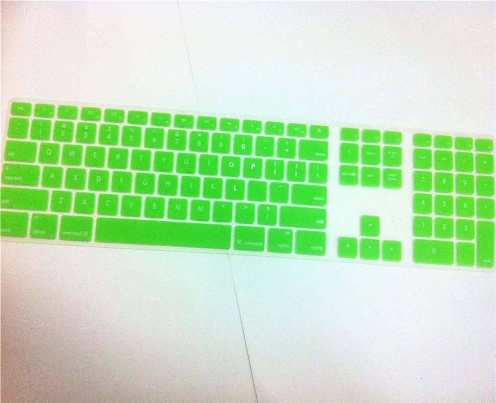Цветной силиконовый чехол для клавиатуры Apple iMac с цифровой клавиатурой G5 G6|keyboard