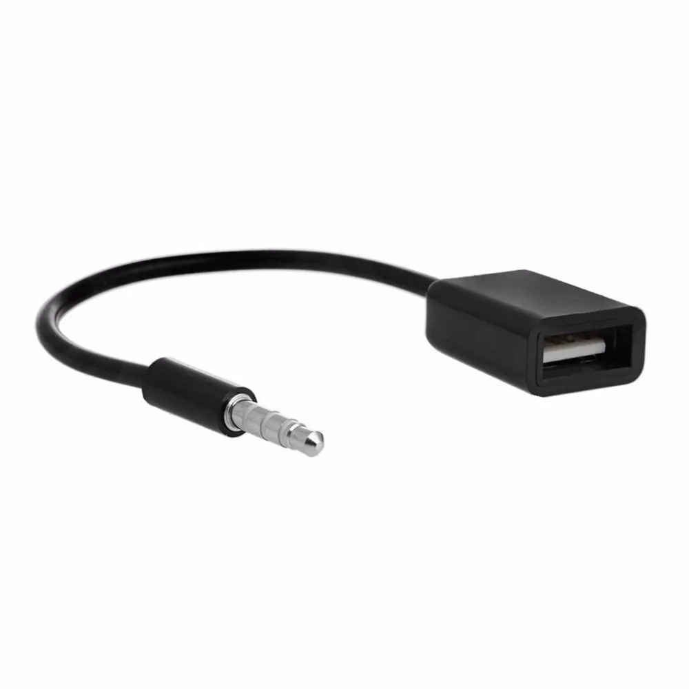 OOTDTY 3 5 мм штекер AUX аудио разъем USB 2 0 Женский конвертер кабель Шнур для автомобиля