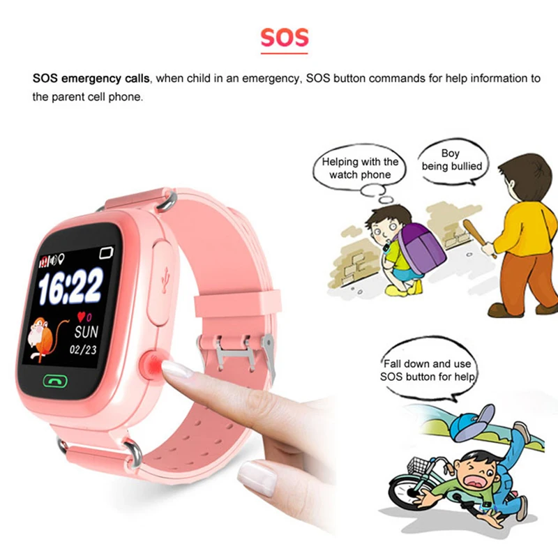 Greentiger Новые водонепроницаемые Q90S умные детские часы с GPS wifi SOS телефон позиционирование модные детские безопасные умные детские часы Vs Q90 Q50
