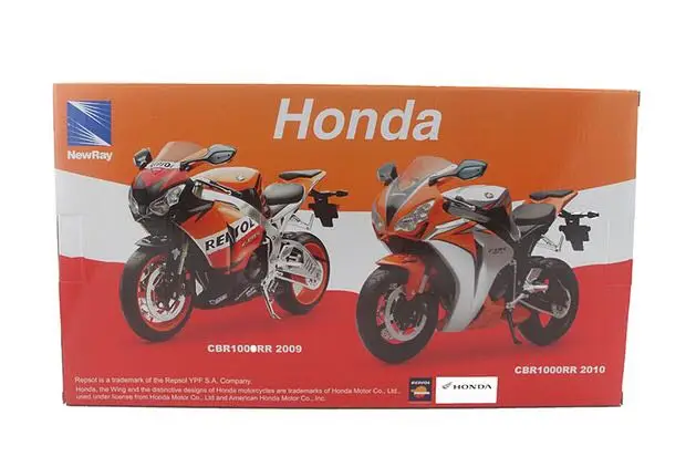 Newray 1/6 строительные модели HONDA CBR 1000 RR Repsol литые игрушек для подарка детей