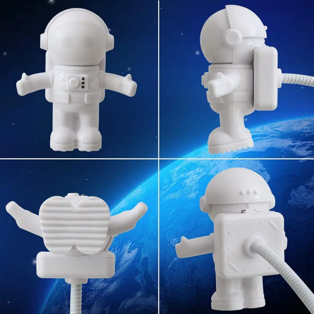 Прекрасный астронавт ночник USB портативный космонавт Регулируемая лампа для