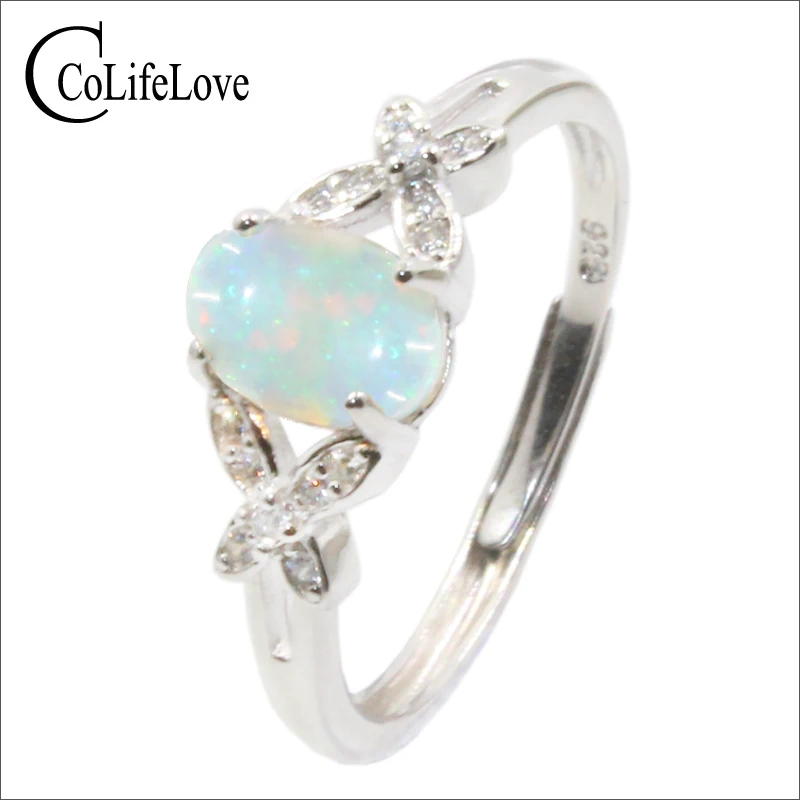 Женское кольцо из опала CoLife ювелирные изделия 100% натурального 0 3ct 4ct 6ct