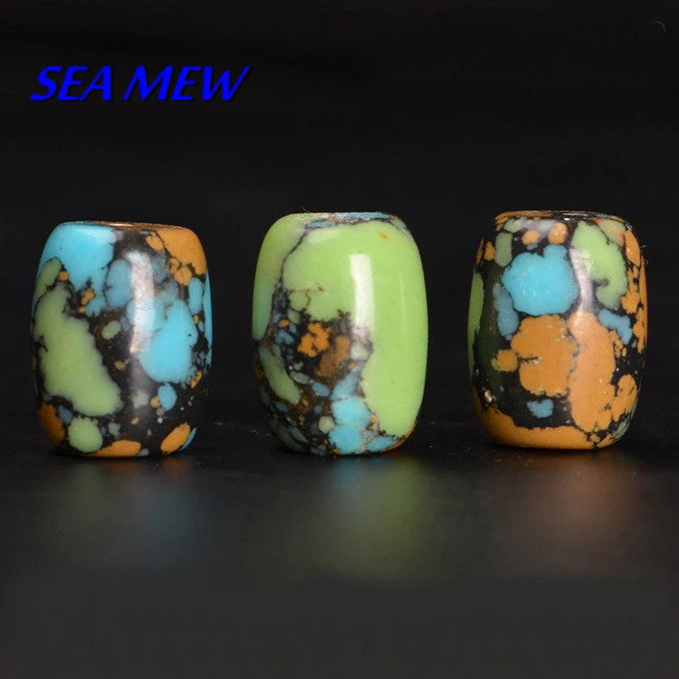 SEA MEW 20 шт натуральные тибетские разноцветные бусины Bodhi бусины для изготовления ювелирных изделий 239bz