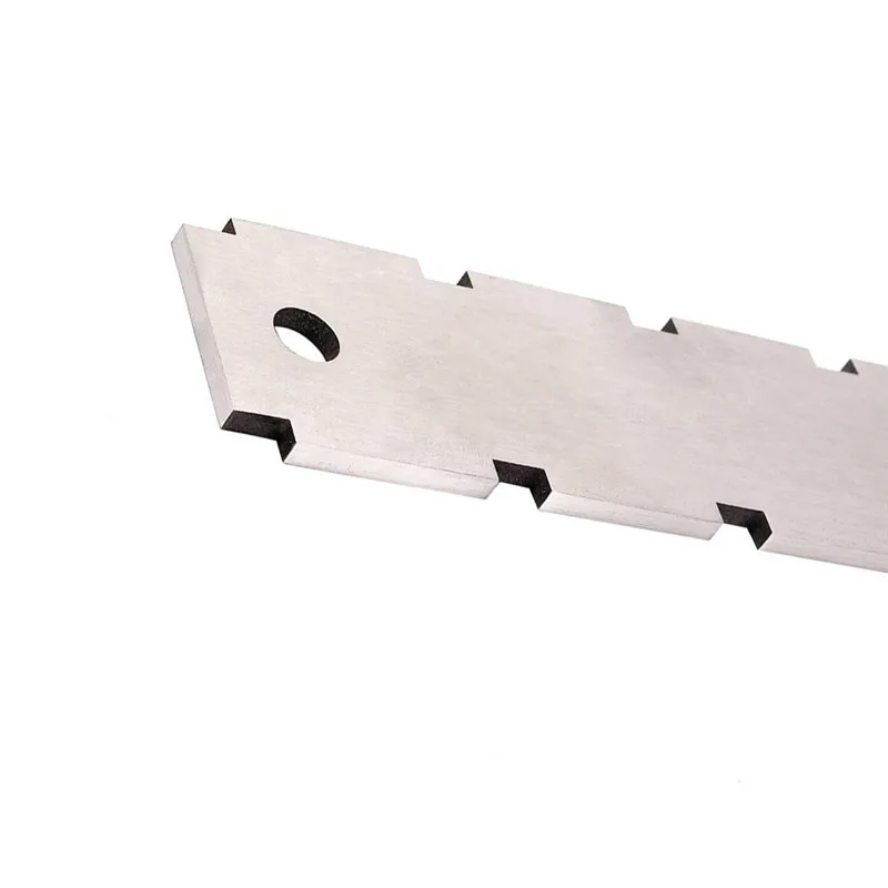 Гитара шеи зубчатый прямой край Двойной весы Нержавеющая сталь гитары