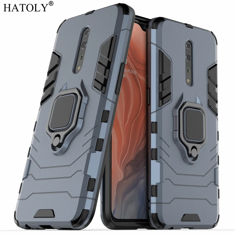 HATOLY для OPPO Reno Z чехол телефона силиконовый резиновый твердый бронированный