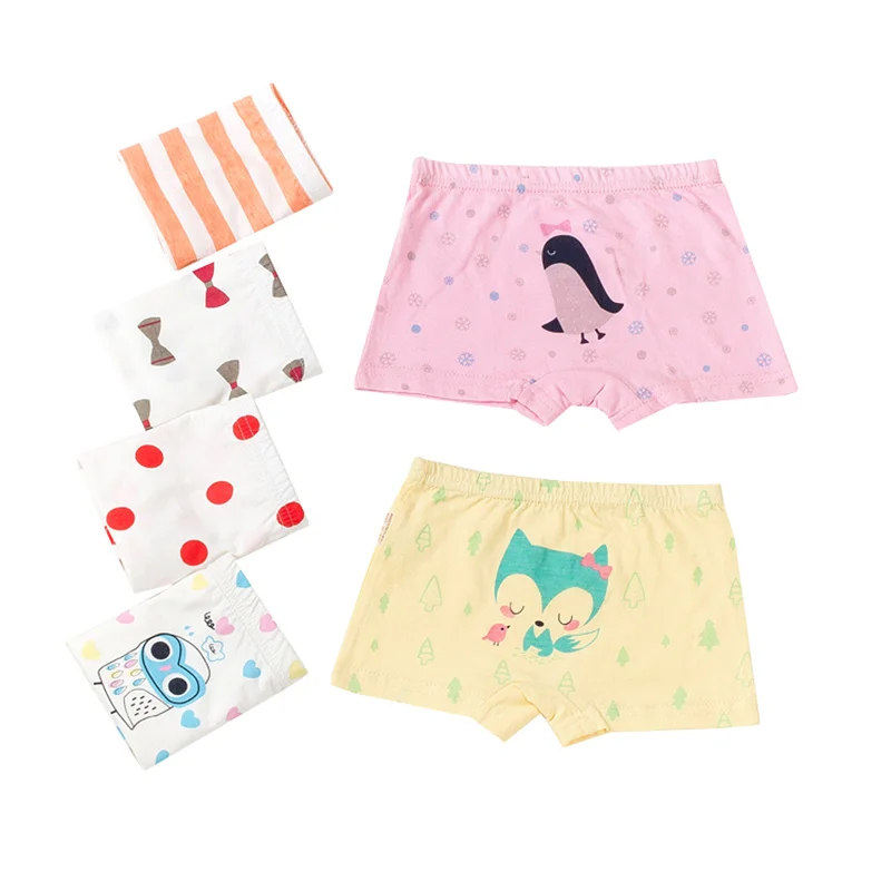 2 шт./компл. хлопковые трусы для девочек с мультяшным принтом|baby underwear|underwear baby