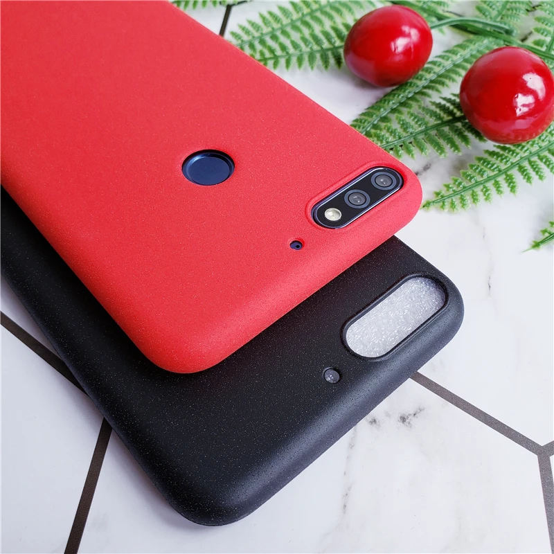Противоударный чехол для Huawei Honor 7X силиконовый Матовый Мягкий ТПУ 8X 8 X 7C 7A русская