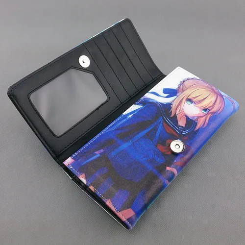 Длинный стильный бумажник из искусственной кожи с красочной печатью Fate stay night Shirou