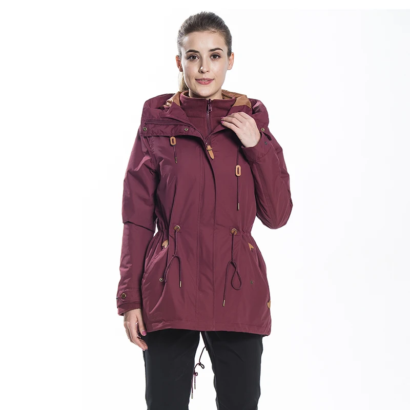 Пеший Туризм Куртка женская Водонепроницаемая спортивная куртка осень и зима