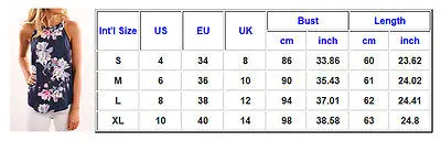 Женская летняя блузка без рукавов с цветочным принтом | одежда