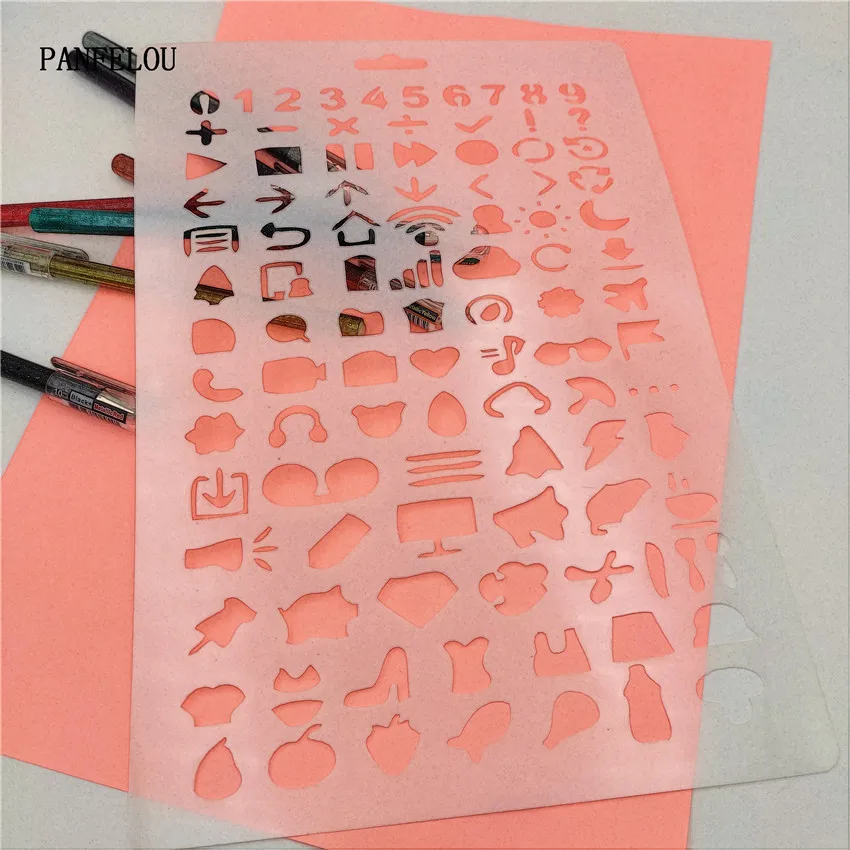 Лидер продаж трафареты для скрапбукинга с программным обеспечением Пластиковая