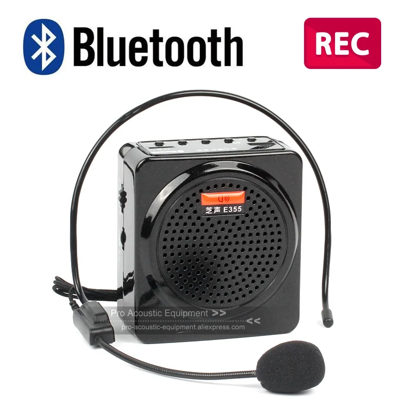 BLUETOOTH голосовой усилитель мегафон усилитель PA система усилитель динамик наушник микрофон рекордер FM радио учитель Тур гид тренер