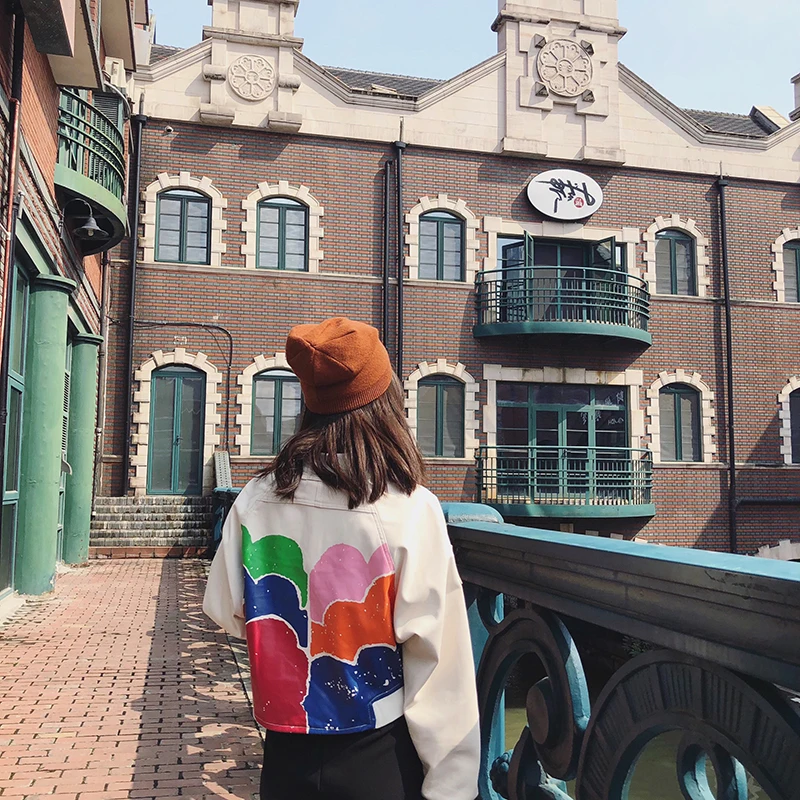 Fitaylor женская короткая куртка из искусственной кожи осенняя мягкой на молнии с