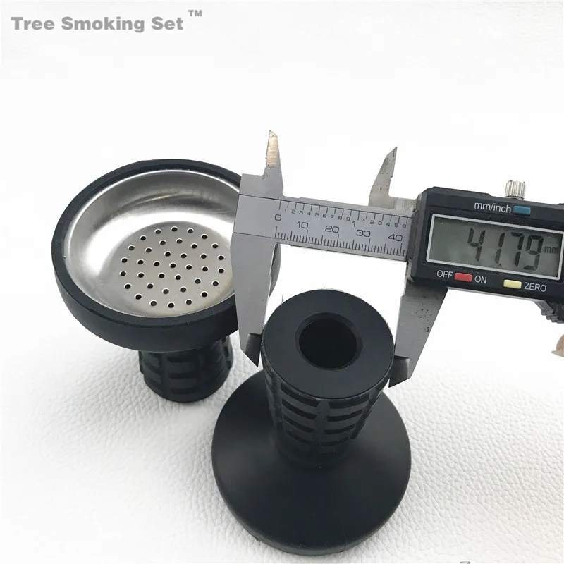 TWAN0389 1 шт Силиконовая чаша с металлической чашей для кальяна soex tobacco fit caloud уголь