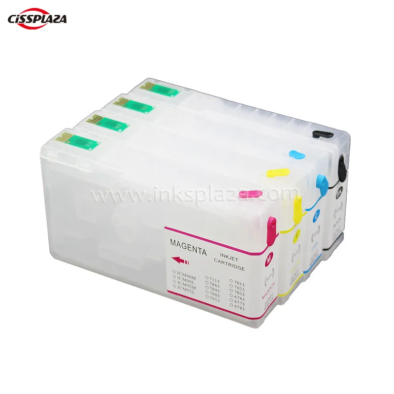 

CISSPLAZA T7911-T7914 refill ink cartridge Compatible for epson wf-5620 wf-4640 wf-4630 wf-5110 wf-5190 wf-5690 printer