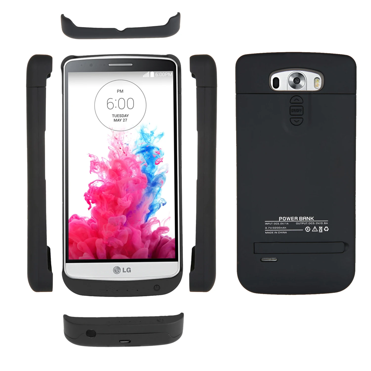 3200 мАч расширенный аккумулятор резервного копирования зарядное устройство