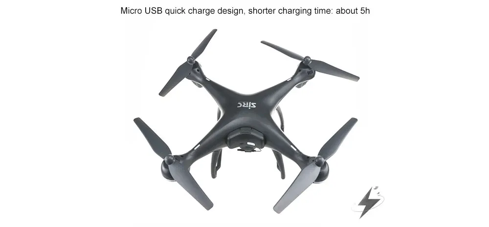SJRC S70W Радиоуправляемый Дрон 1080 P 720 P WiFi FPV двойной gps модуль высота удерживайте за мной Безголовый режим