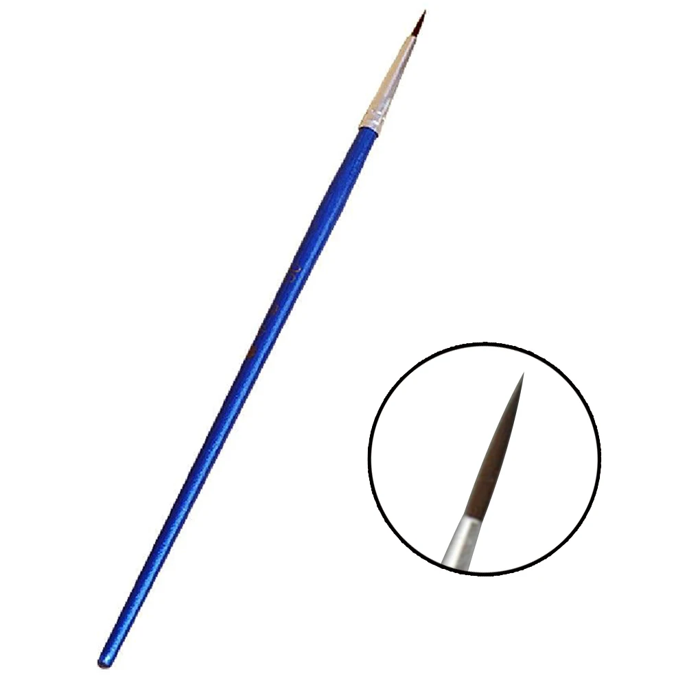 L 10 шт./компл. тонкая ручная краска ed тонкая ручка-закладка карандаш для рисования#0#00#000 принадлежности художественные кисти нейлоновая Кисть ручка - Цвет: L