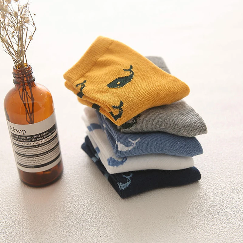 Детские Носки с рисунком рыбок на возраст 1 9 лет|children socks|boys sockssocks 5 |